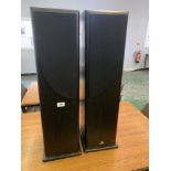 A pair of Castle Severn 2 SE loudspeakers. 32' high. Not tested but cones in good condition