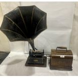 An Edison Gem phonograph, serial number 297481C. c.1906