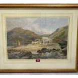 BERT STEVENS. BRITISH 20TH CENTURY An extensive beach scene. Signed. Watercolour 15' x 21½'