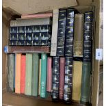 A box of miscellaneous books