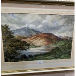 OSMOND HICK BISSELL. BRITISH 1906-1968 The Red Mountain, Autumn in the Barmouth Estuary. Signed,