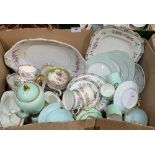 A quantity of miscellaneous tea and dinnerware