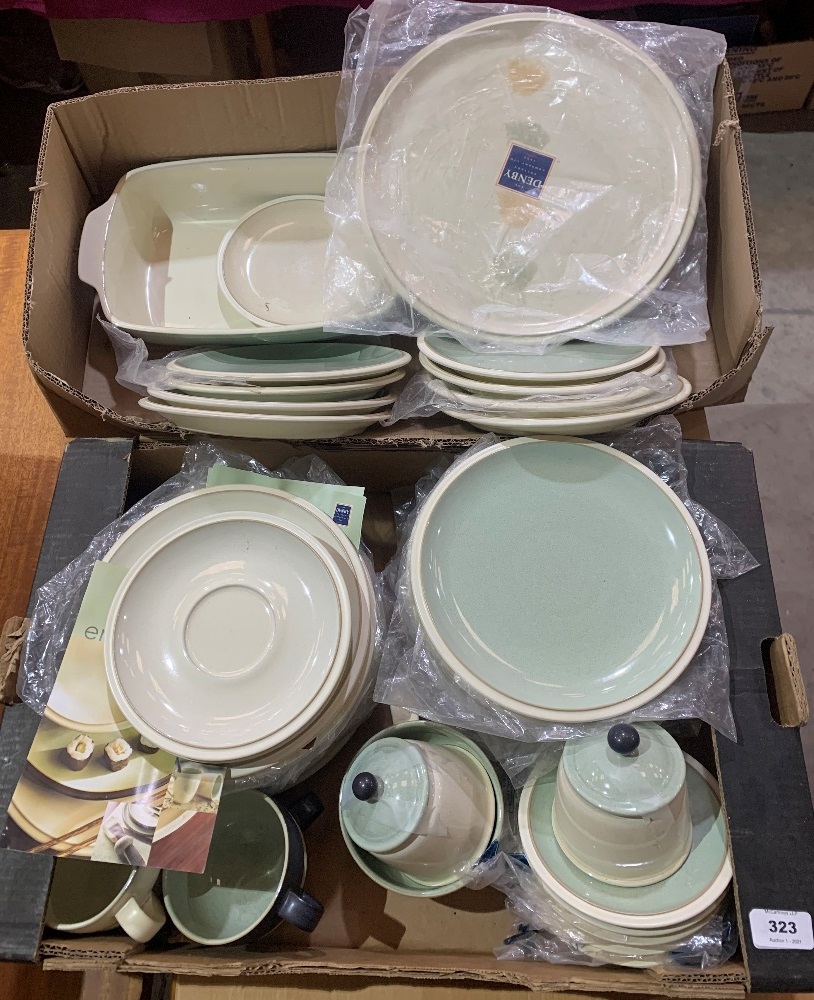 Denby Energy dinnerware. A quantity