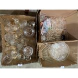 5 boxes of glassware and sundries