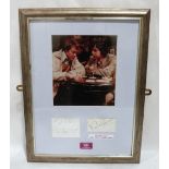 Popular Culture. The Likely Lads - James Bolan and and Rodney Bewes. A photograph and autographs.