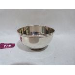 A George V silver bonbon bowl. 3½' diam. London 1911. 2ozs 2dwts