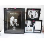 Popular Culture. The Krays. A framed T-shirt and four other framed items of related memorabilia. (