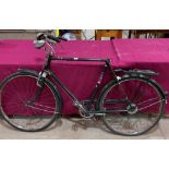 A vintage Triumph bicycle. Saddle lacking