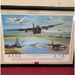 A limited edition RAF print after Mark Postlethwaite. Estne Finis Millenium. Signed in pencil and