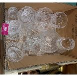 A box of glassware