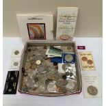 A collection of English coinage