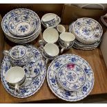 A quantity of Johnson Bros 'Indies' tea and dinnerware