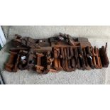 A collection of old woodworking tools (20)