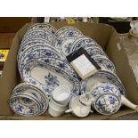 A quantity of Johnson Bros. Indies dinnerware