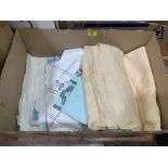 A box of table linen