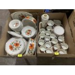 A Meakin Studio Poppy pattern dinner and coffee service