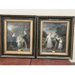 A pair of framed mezzotints by R. Smythe after Thomas Lawrence, the Cavendish Children and
