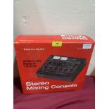 A Realistic stereo mixing console. Boxed