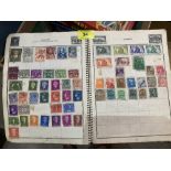 An album of stamps