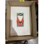Six unframed serigraphs after Linda Hill. Signed and inscribed in pencil
