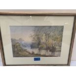 GEORGE L. PARKINSON. BRITISH 20TH CENTURY Cookton-on-Lees. Signed. Watercolour 7¼' x 11'