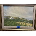 NOEL SHEPHERDSON. BRITISH Bn. 1935 Farm near Fishguard. Signed, inscribed verso. Oil on board 10'