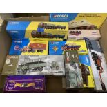 A collection of boxed Corgi diecast vehicles