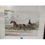 After William Shayer. A coloured aquatint, 'Lord William'. Framed and mounted. 19¾' x 26' to plate