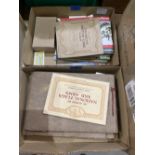 Two boxes of cigarette and tea cards, to include albums, sets and loose