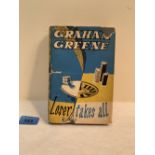 Two signed volumes, Graham Greene, Loser Takes All, 1st ed. 1955; Dick Francis, To The Hilt 1st