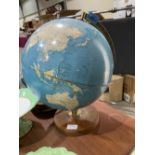 A Philips 12' Political Challenge Terrestial globe