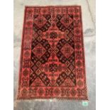 A Balochi rug. 1.18m x 0.7m