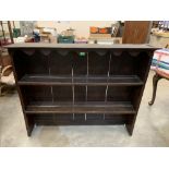 An oak dresser rack, 52'w x 45'h