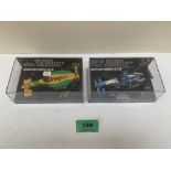 Minichamps Paul's Art. Two 1-43 scale boxed models, Benetton Renault B195 Michael Schumacher and