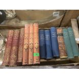 A box of 19th century books