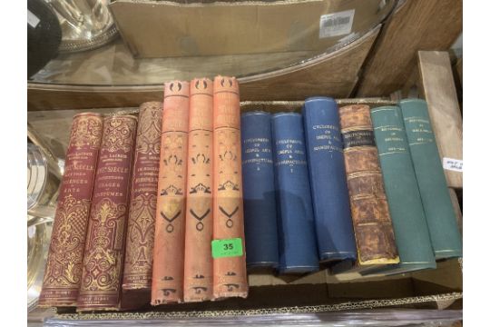 A box of 19th century books