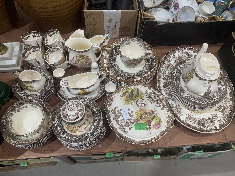 A Pailissy Games Series pattern dinner and tea service comprising 61 pieces