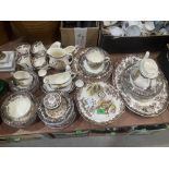 A Pailissy Games Series pattern dinner and tea service comprising 61 pieces