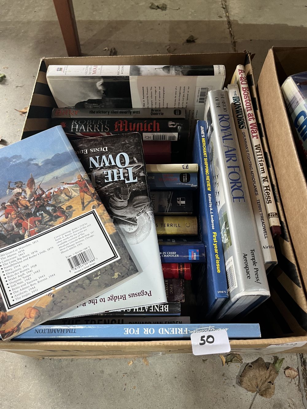 Four boxes of military books - Image 3 of 3