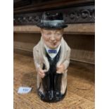 A Royal Doulton character jug, Winston Churchill. 8½' high