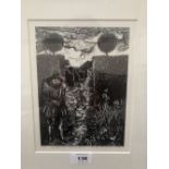BETTY PENNELL. BRITISH Bn. 1930 Of Gardens, Francis Bacon. Signed, dated 1990, inscribed and
