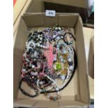 A quantity of bead jewellery