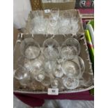 Two boxes of drinking glasses