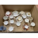 A collection of Royal commemorative ceramics, the lot to include Royal Crown Derby