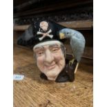 A Royal Doulton character jug, Long John Silver D6335 7' high