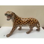 A continental ceramic cheetah