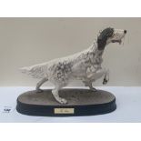 A Beswick bisque hound, The Setter, 11' long