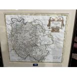 A map of Herefordshire by Robert Morden. 14½' x 16¾'