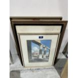 Six framed pictures