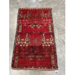 A Balochi rug. 1.28m x 0.78m